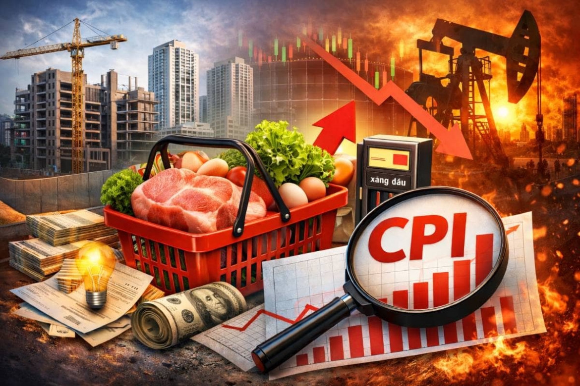 Giá xăng dầu kéo CPI tháng 6 hạ nhiệt, lạm phát 6 tháng tăng 4,38%